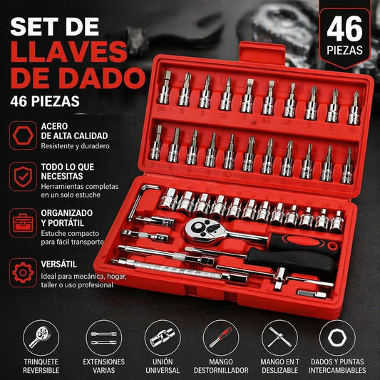 juego de llaves 46 piezas
