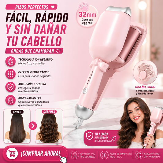Rizadora de gatito - Cat Paw Hair Waver